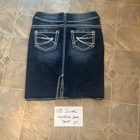 Silver Monroe jean skirt - Picture 6 of 6